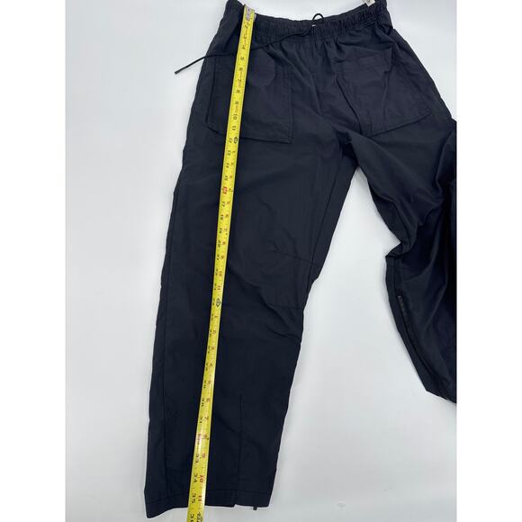 Free People Fly By Night Cargo Pants Relaxed Mid Rise Black Size Small Trailcore - Picture 9 of 10